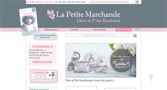 Desktop Screenshot of lapetitemarchande.com